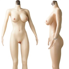 Combinaison intégrale silicone faux seins