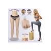 Ensemble buste fausse poitrine col haut et legging taille haute
