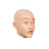Masques tendance en silicone tête pleine, visage réaliste
