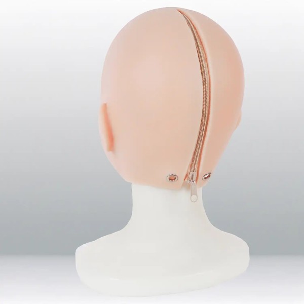 Masque Féminin en silicone tête pleine ou demi-tête, avec maquillage