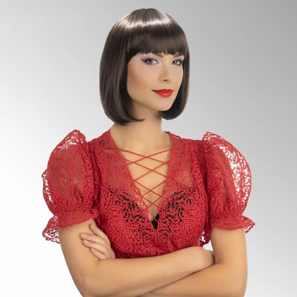 Perruque courte Sophie – Frange droite et coupe élégante