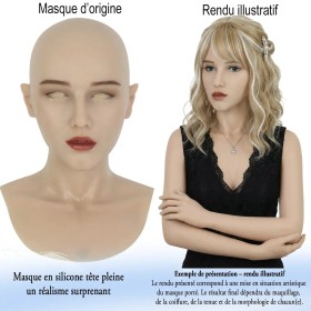 Masque en silicone tête pleine, un réalisme surprenant