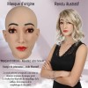 Masque en silicone réaliste pour travesti