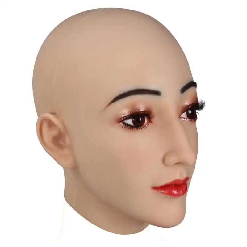 Masque en silicone réaliste pour travesti