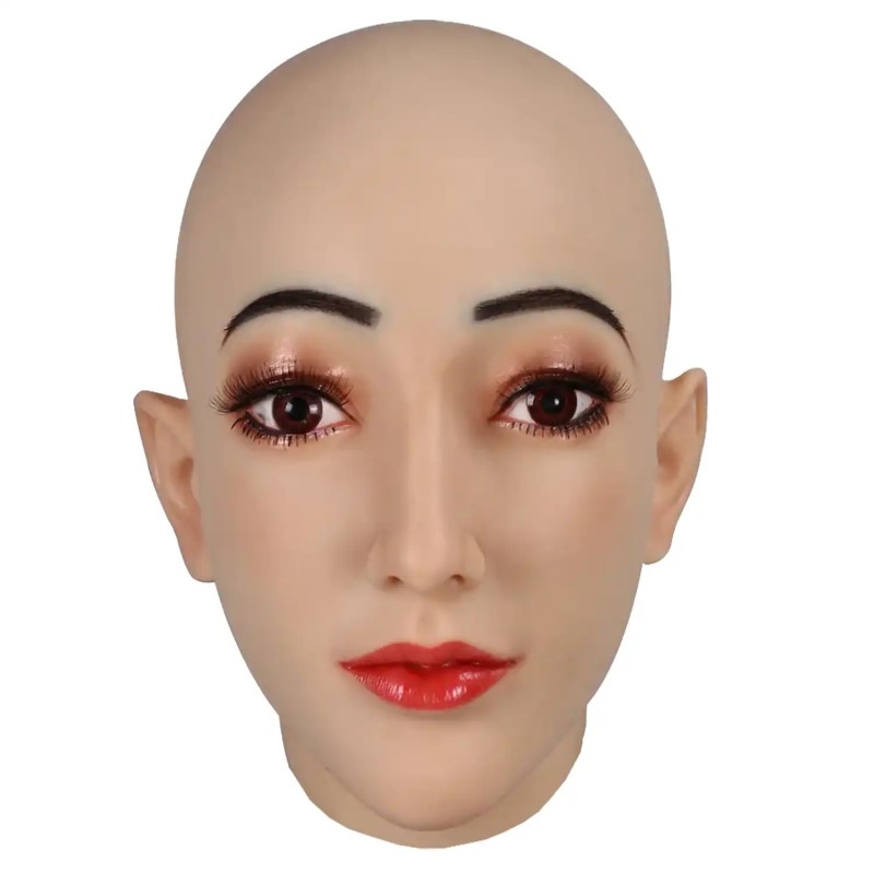 Masque en silicone réaliste pour travesti