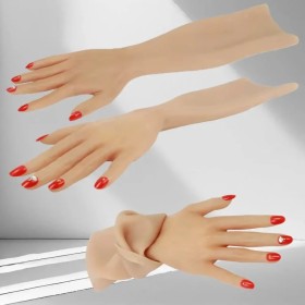 Gants féminins en silicone – avec ongles