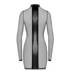 Mini robe tulle et wetlook Crossfire F369 - Noir Handmade Noir HandMade
