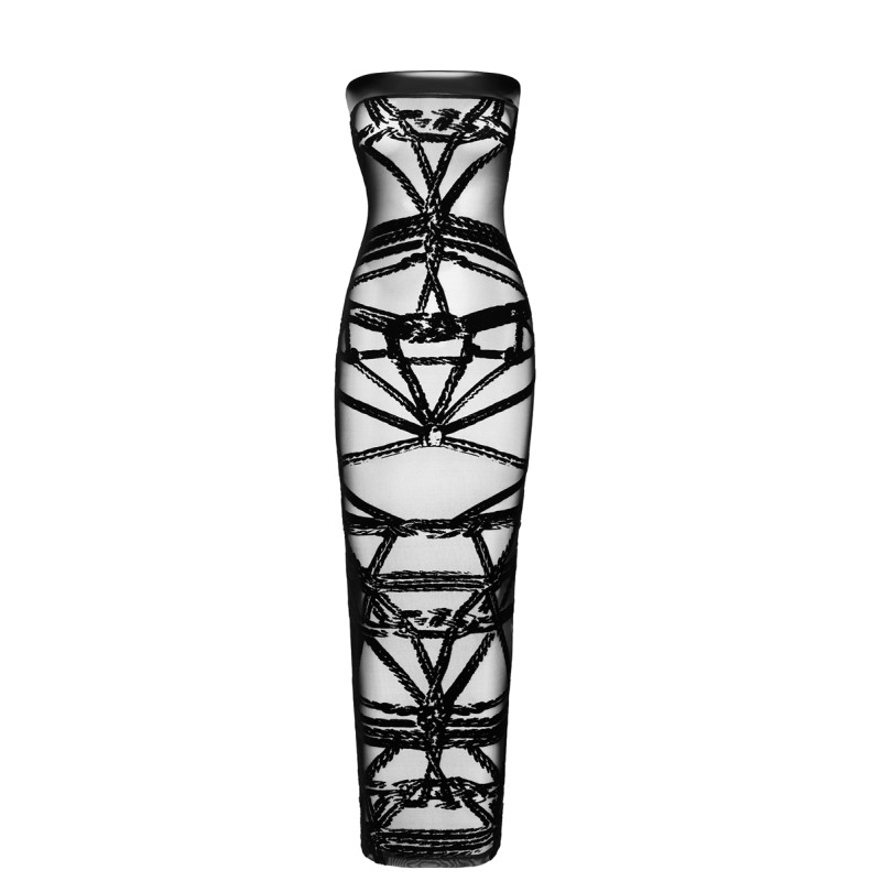 Robe bustier Bondesque F358 - Noir Handmade Noir HandMade