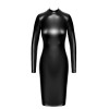 Robe fuseau Crystal F371 - Noir Handmade Noir HandMade