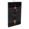 Robe fuseau Crystal F371 - Noir Handmade Noir HandMade