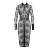 Robe fourreau Noirelle F376 - Noir Handmade Noir HandMade