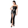 Robe longue Aphrodisia F336 wetlook Noir HandMade