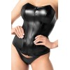 Corset Mysteria F334 wetlook Noir HandMade