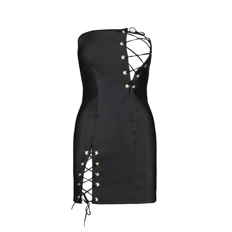 Robe faux cuir amazone Céline - Passion Passion lingerie