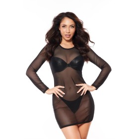 Robe tulle noir V-10639 - Axami Axami