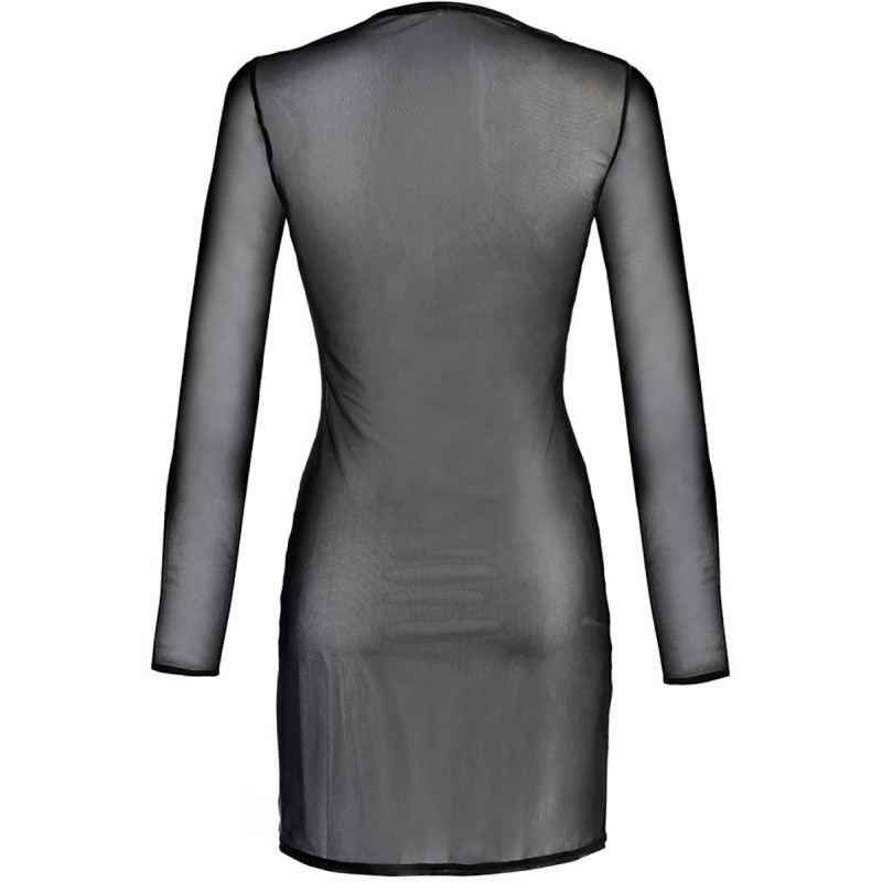 Robe tulle noir V-10639 - Axami Axami