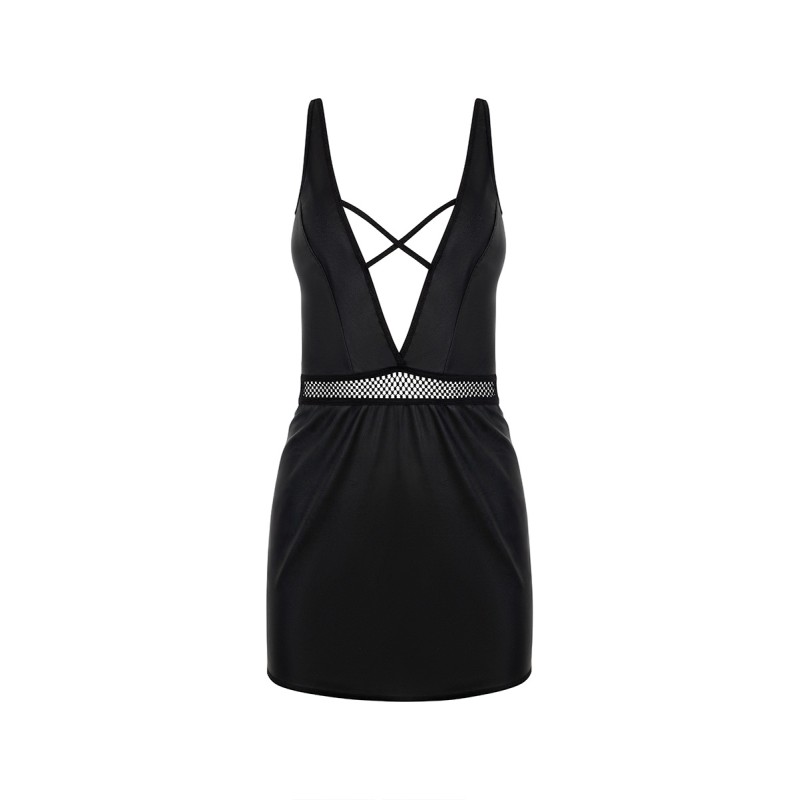 Robe Kristeen noire - Passion Passion lingerie