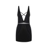 Robe Kristeen noire - Passion Passion lingerie