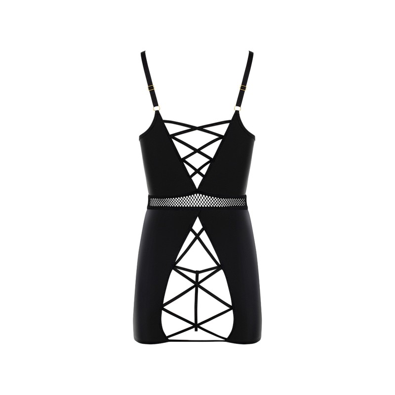 Robe Kristeen noire - Passion Passion lingerie