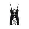 Robe Kristeen noire - Passion Passion lingerie