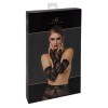 Gants longs floqués Bondesque F361 - Noir Handmade Noir HandMade