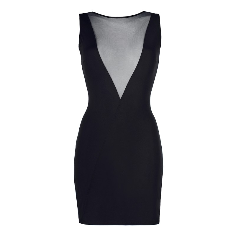 Robe noire V-9209 - Axami Axami