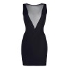 Robe noire V-9209 - Axami Axami