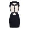 Robe noire V-9209 - Axami Axami