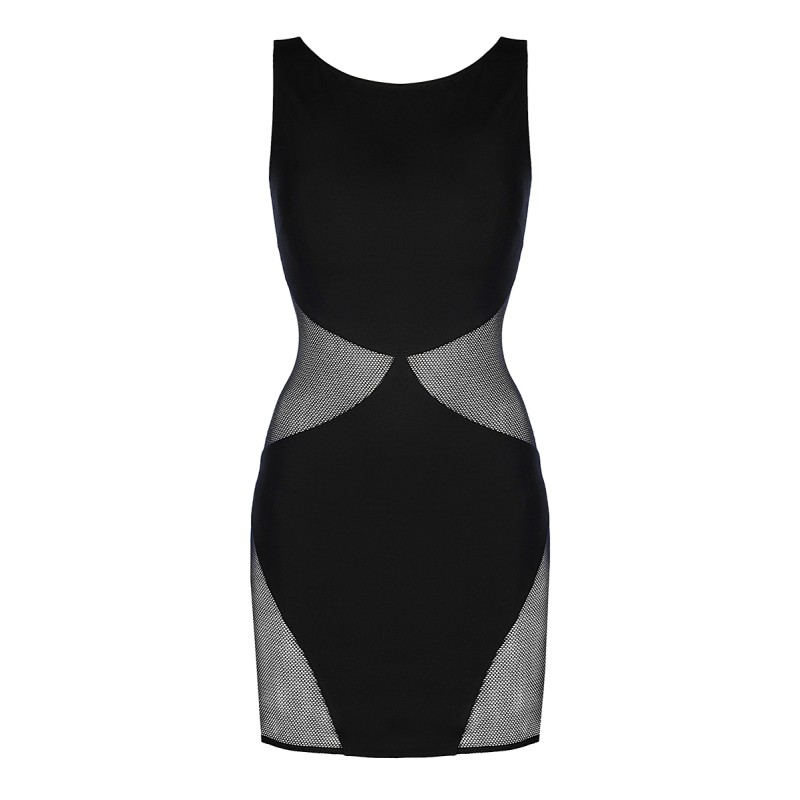 Robe noire V-9279 - Axami Axami
