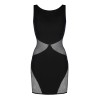 Robe noire V-9279 - Axami Axami