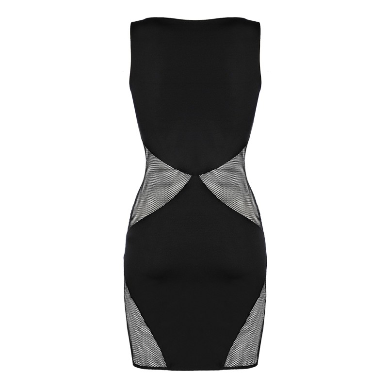 Robe noire V-9279 - Axami Axami