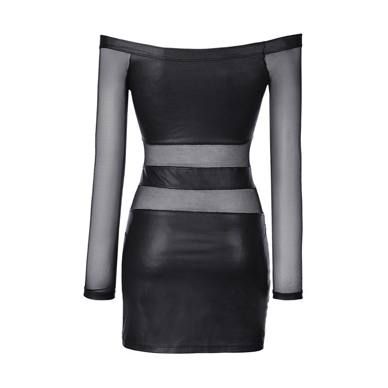 Robe noire V-9309 - Axami Axami