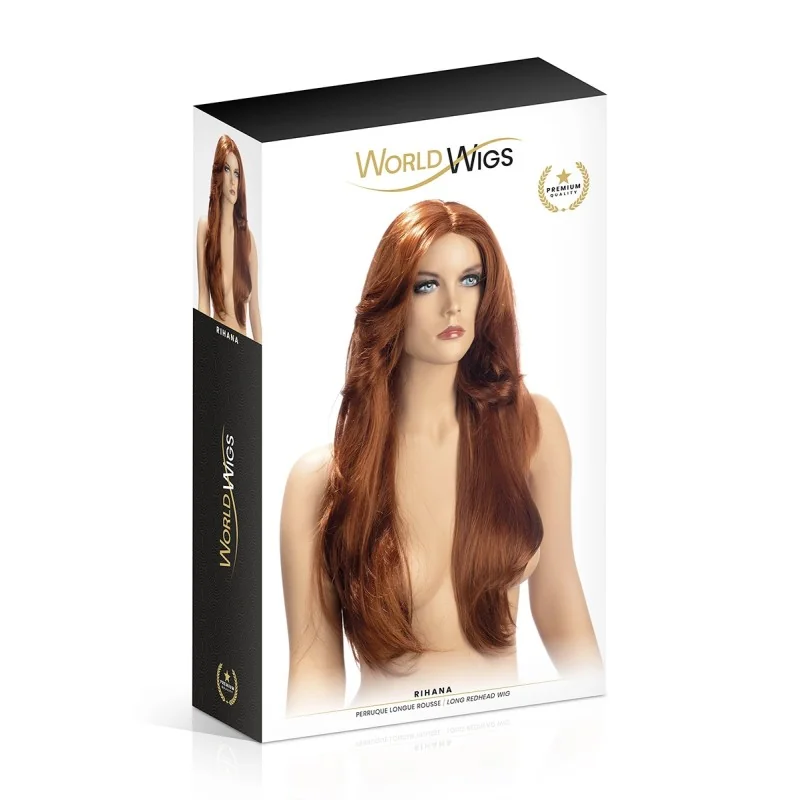 Perruque Rihana rousse - World Wigs World Wigs