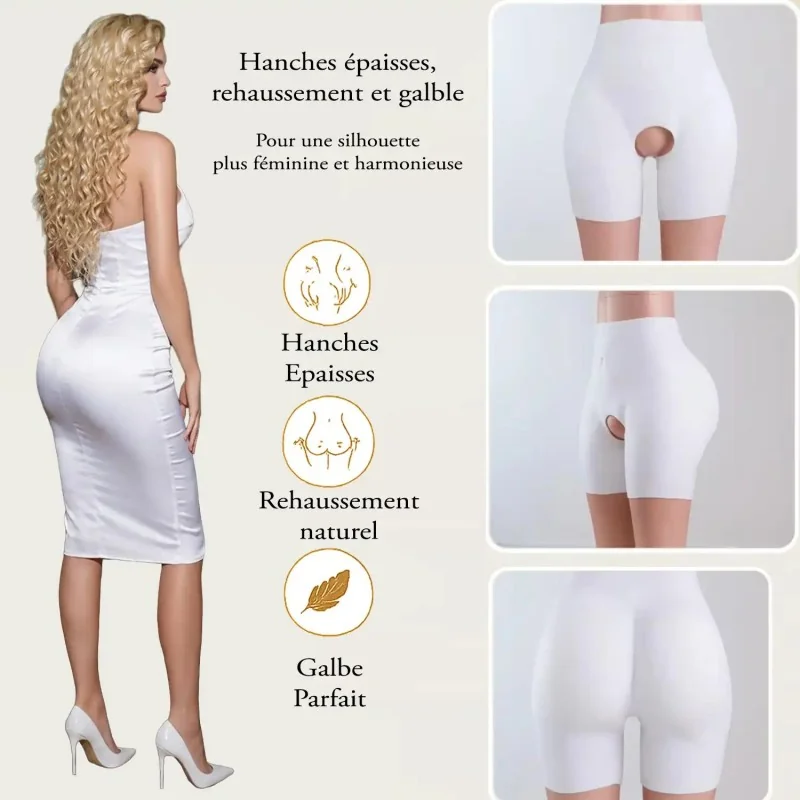 Panty silicone, rehausseur de hanches