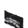 Porte-jarretelles et string Noir - Litolu Lingerie Litolu Lingerie