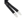 Porte-jarretelles et string noir dentelle résille - Litolu Lingerie