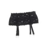 Porte-jarretelles dentelle large Noir - Litolu Lingerie Litolu Lingerie