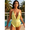 Body Sensie Jaune Satiné - Lingerie Passion | Fauxseins.fr