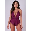 Body Satiné Prune Sensie - Passion | Fauxseins.fr