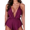 Body Satiné Prune Sensie - Passion | Fauxseins.fr