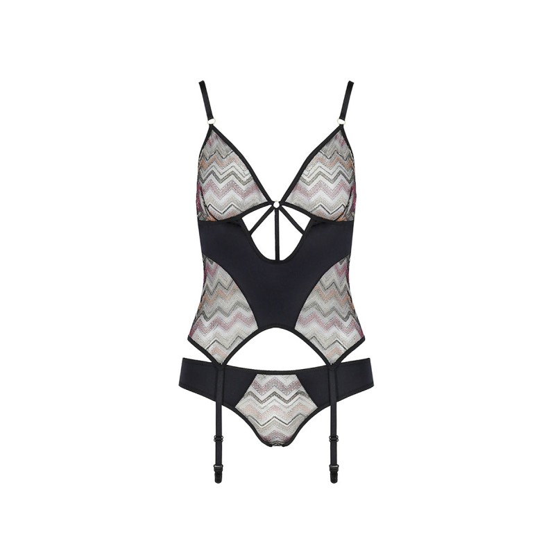 Guêpière Lagerta Casmir - Lingerie Féminine Brodée & Satinée