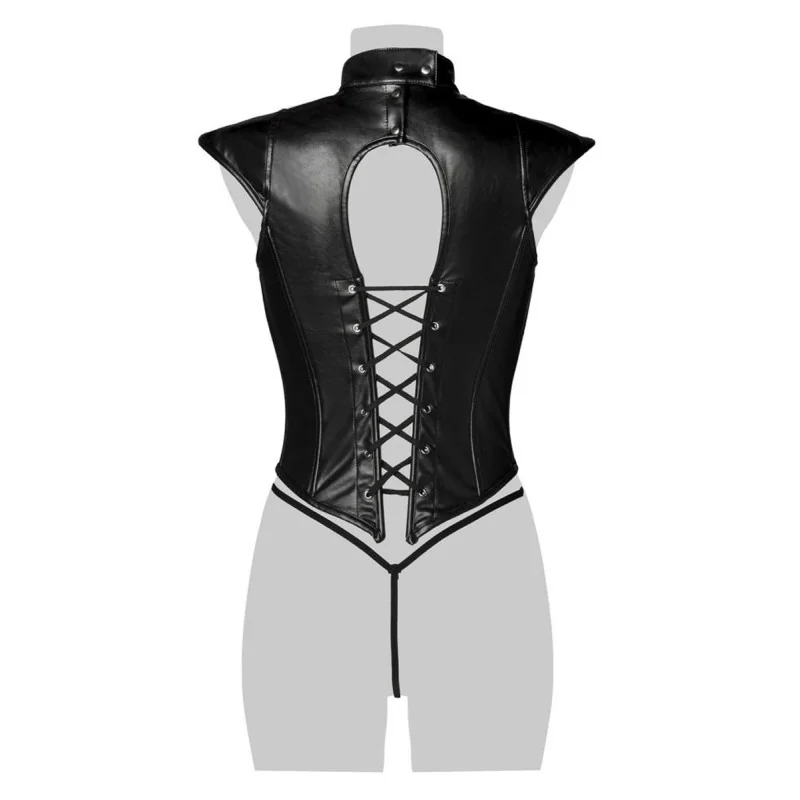 Corsage lacé sexy fetish - Grey Velvet Grey Velvet