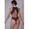 Body Velmore Bleu Passion – Dentelle Fleurie Sexy