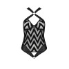 Body Sexy Hima Noir Tulle & Faux Cuir | Passion Lingerie