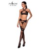 Ensemble Sexy Hima Passion - Faux Cuir & Tulle | Fauxseins.fr
