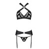 Ensemble Sexy Hima Passion - Faux Cuir & Tulle | Fauxseins.fr
