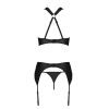 Ensemble Sexy Hima Passion - Faux Cuir & Tulle | Fauxseins.fr