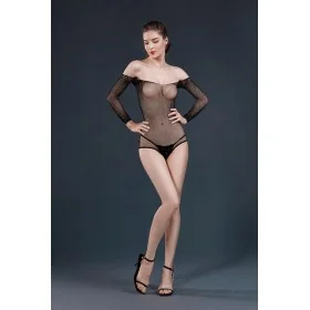 Body Résille N°9 Moonlight - Strass & Dos Nu | Fauxseins.fr