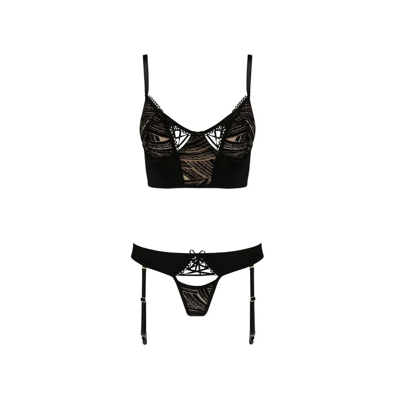 Ensemble culotte à jarretelles et bustier Lara - Casmir Casmir