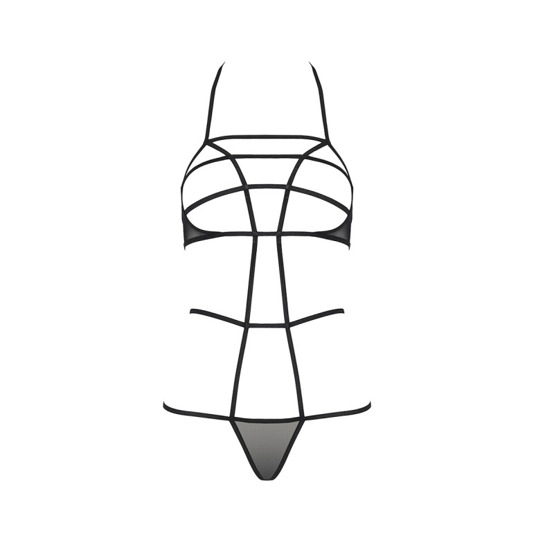Body Seins Nus Rita Noir - Passion Devil Collection | Fauxseins.fr